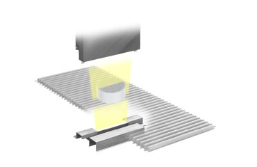高性能なラインセンサカメラで全領域を検査