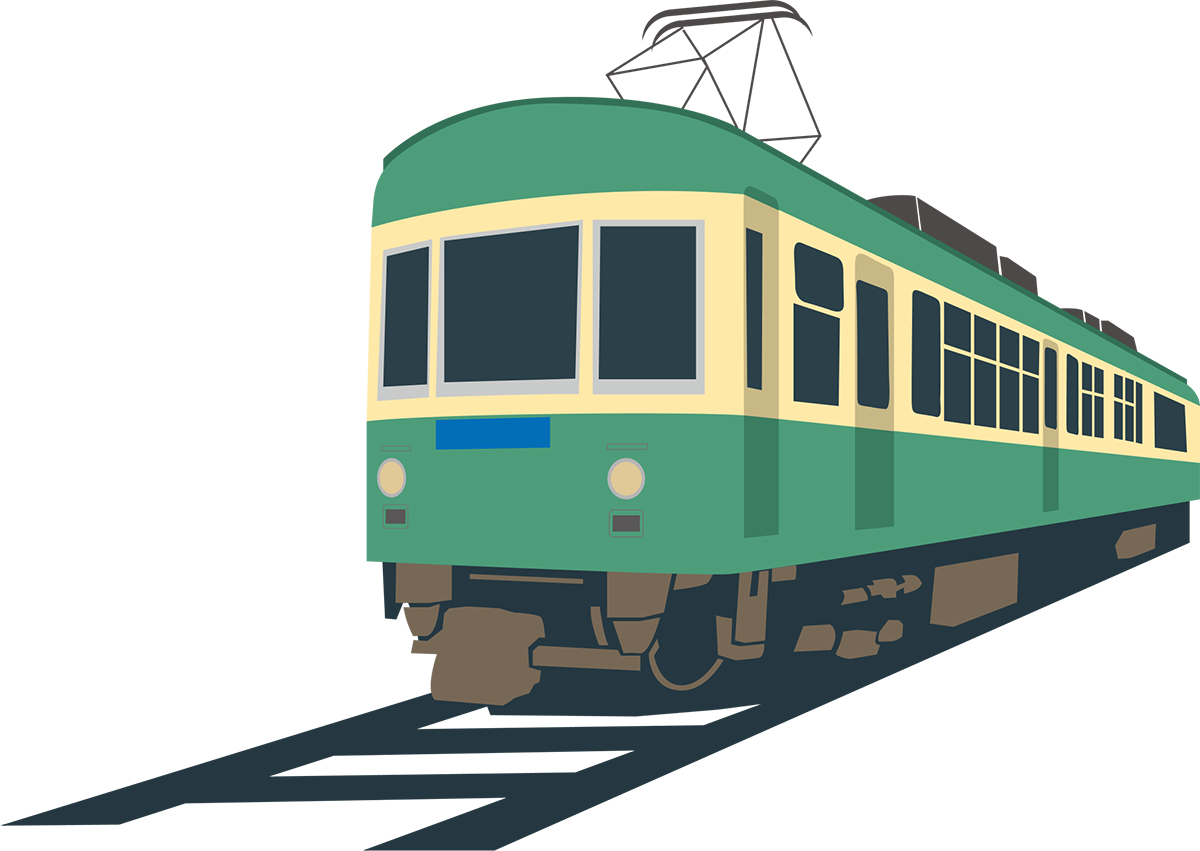 2つの街をまたぐ江の電